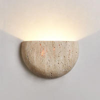 Lámpara De Pared Retro De Piedra Wabi-Sabi Para Sala De Estar Dormitorio Café Homestay Atmosfera Iluminación Diaria Fuente De Alimentación AC Vínculo De Certificación Ce Origen China - details 5