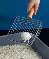 Shovel De Arenero Para Gatos Con Mango De Madera Herramientas De Limpieza Del Baño Del Gato Accesorios Para El Hogar De Los Animales - details 1