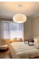 Lámpara Colgante LED En Escala De Pez Con Cambio De Luz De 3 Colores Moderna Y Fashion Para Decoración De Dormitorio Y Sala - details 10