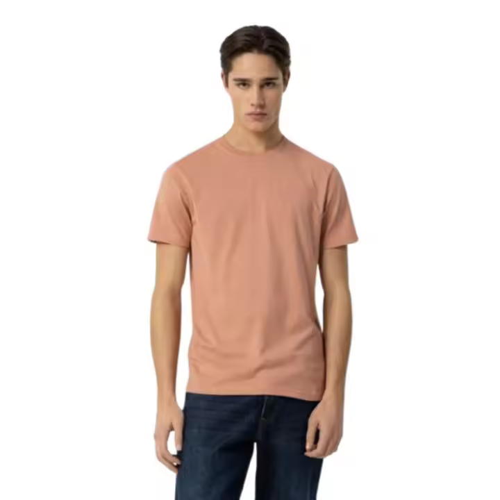 Tiffosi - Camiseta para Hombre - Manga Corta - Cuello Redondo - Naranja - 1