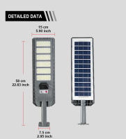 Lámpara Solar Exterior 350000LM Con Sensor De Movimiento Y Control Remoto Impermeable Para Calle Puerta Jardín Luz De Noche - details 10