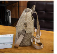 Nueva Mochila Retro Para Mujer Con Diseño De Impresión Gran Capacidad De Almacenamiento Para Viajes Material PU De Alta Calidad Bolsa Escolar Con Manijas Suaves Y Correas De Hombro - details 4