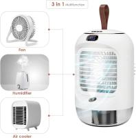 Aire Acondicionado Portátil 4 en 1, Mini Enfriador de Aire with 3 Velocidades, Luz Nocturna, 180 ° Oscilante, Humidificador - details 2