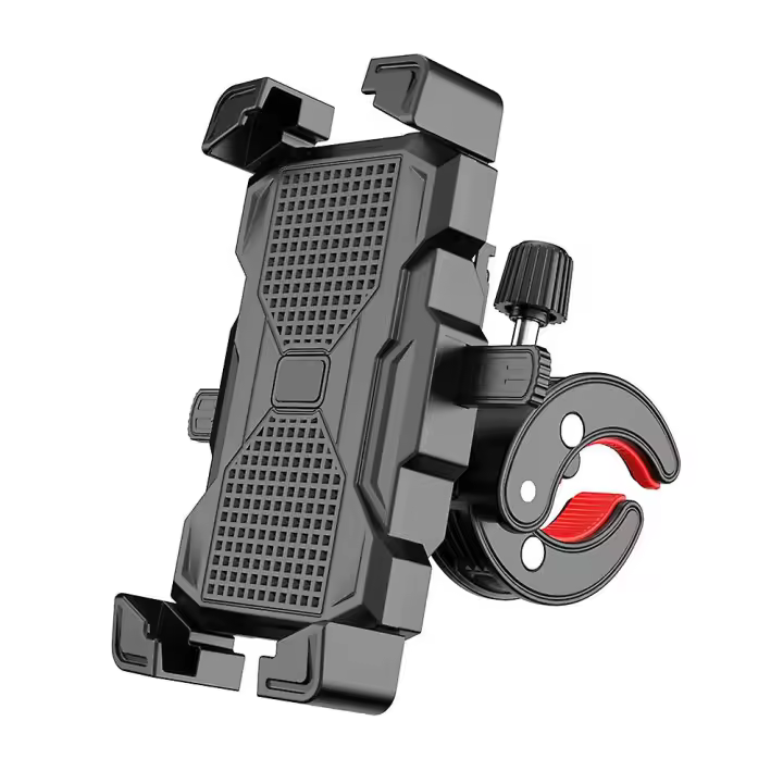 Soporte para teléfono móvil con bloqueo Automático para motorceta y Bicicleta Eléctrica, color Negro - 1