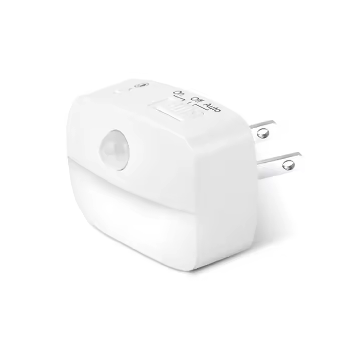 Lámpara Nocturna LED Con Sensor De Movimiento EU US Socket AC 85-265V Inducción Humana 3 Colores Enchufe En Pared Para Dormitorio Pasillo - 1