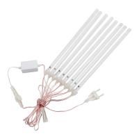 Luces De Cadena LED Para Decoración Navideña Al Aire Libre Impermeables Meteor Showers 8 Tubos 30cm/50cm Con Enchufe EU/US/AU/UK - details 0