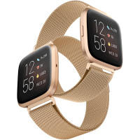 Correa De Acero Inoxidable Para Fitbit Versa 1/2/3/4 Cierre Magnético Milanés Reemplazo De Pulsera Accesorios De Pulsera - details 2