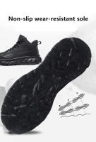 Botas De Invierno Impermeables Para Hombre Con Peluche Suave Suela De Goma Botines De Piel Corta Estilo Casual Para Exterior - details 5