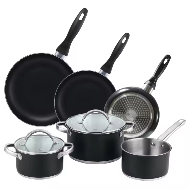 San Ignacio Juego de Sartenes Antiadherentes en Aluminio Prensado para Inducción - 1
