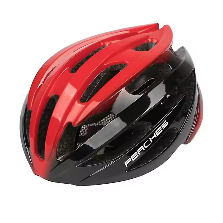 Casco de ciclismo 9 Gradiente Colores Hombres Mujeres Ultraligero MTB Carretera Bicicleta Casco LED Luz Trasera - 1