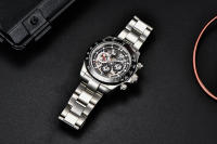 Reloj Mécanico De Lujo PAGANI DESIGN Para Hombre Con Bisel De Cerámica Arco Iris Resistente Al Agua De Acero Inoxidable Y Correa De Goma - details 18
