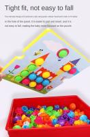 Juego De Rompecabezas De Hongo 3D Para Uñas Juguete Educativo Montessori Para Bebés Animales De Dibujos Animados Juguete Para Niños Regalos Tempranos - details 8