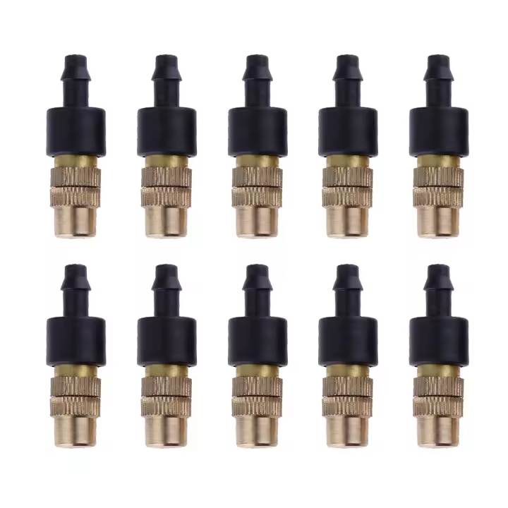 Sistema De Riego Por Aspersión En Jardín 30-10PCS Con Atomizador De Latón PVC Para Jardineras Y Agricultura Capacidad De Drenaje 10L/h - 1