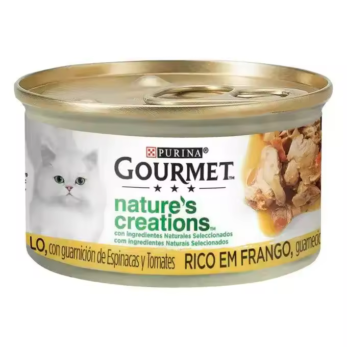 Nature's Creations Pollo, Espinacas, Tomates (24x85gr) - 1