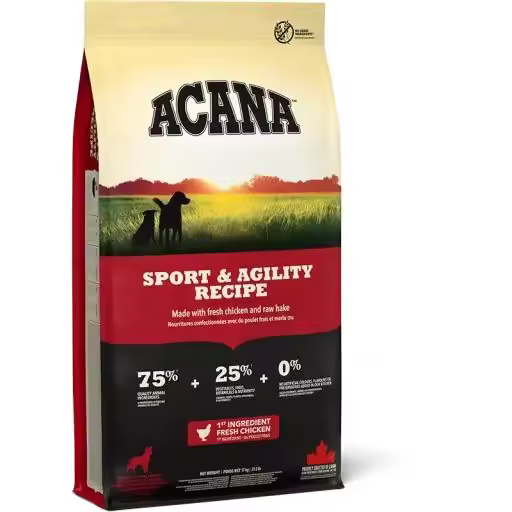 Acana Pienso Sport & Agility para Perros de Pollo (Perros , Comida , Pienso) - 17 Kg - 1
