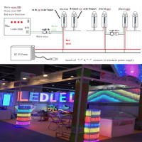 Cadena De Luces LED RGB WS2811 IC 12mm 50pcs IP68 Impermeable Para Iluminación Navideña Y Exterior DC 5V 12V - details 3