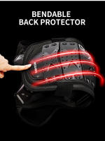 Chaleco De Armadura Para Niños WOSAWE Protector De Espalda Y Pecho Para Motocicleta Equipo De Protección De Motocross Con Esponja Antichoque - details 5
