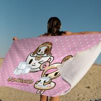 Toalla De Playa Tokidoki De Japón Microfibra Absorbente Secado Rápido Suave Para Yoga Natación Resort Montañismo Tamaño 76x182 Cm - details 6