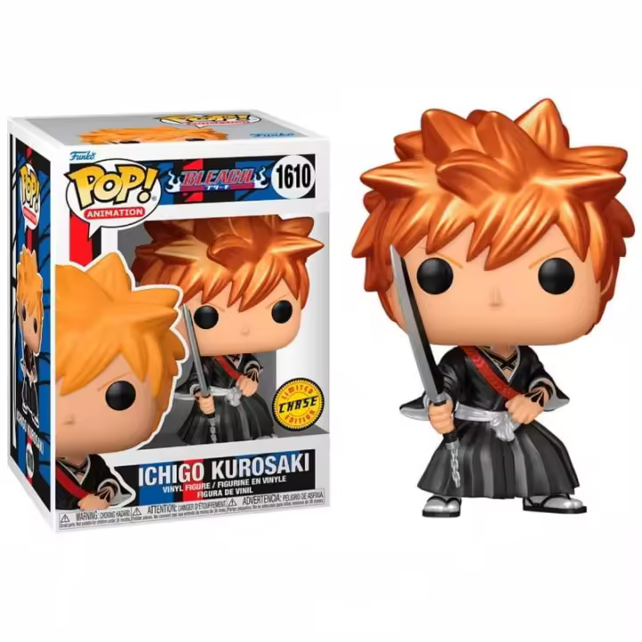 Funko pop en versión chase del protagonista de Bleach, Ichigo Kurosaki 1610! - 1