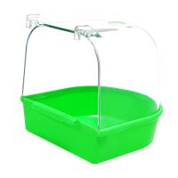 Baño De Pájaro Colgante Para Periquito Pequeño Y Mediano Tanque De Agua Para Loros Cacatúa Y Finches Accesorio De Jaula - details 7