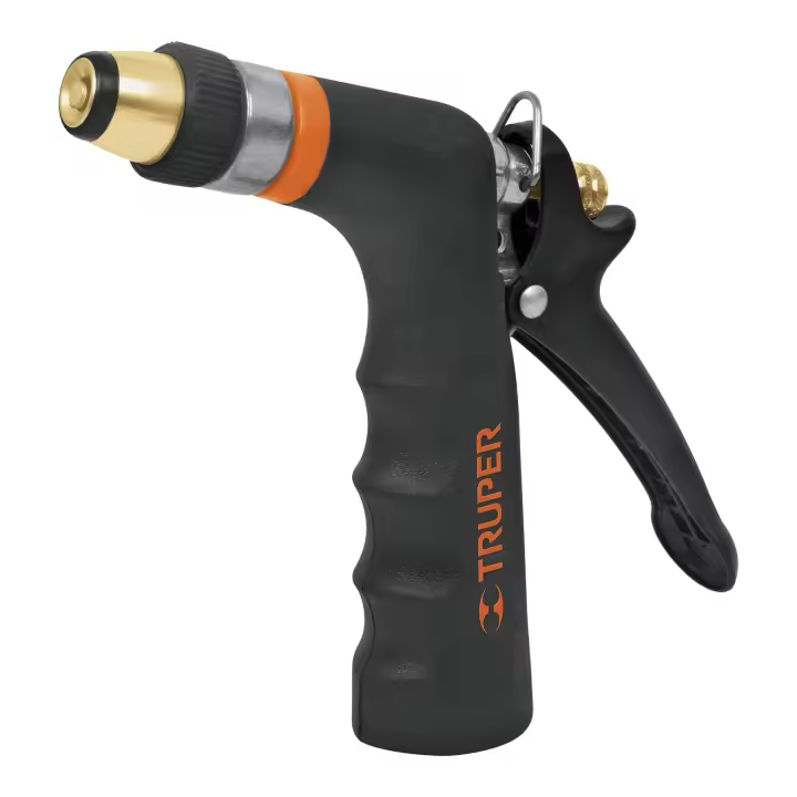 Pistola de Riego Truper con Boquilla Regulable y Clip para Flujo Continuo - 1