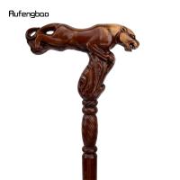 Bastón De Madera De Leopardo Marrón Para Moda Decorativo De Vampire Cospaly Fiesta Mace Varita Halloween Crosier 93cm - details 4