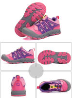 Zapatos De Senderismo Para Niños Y Niñas Tenis Bajos De Malla Transpirable Para Exteriores Trekking Caminar Escalar Correr - details 2