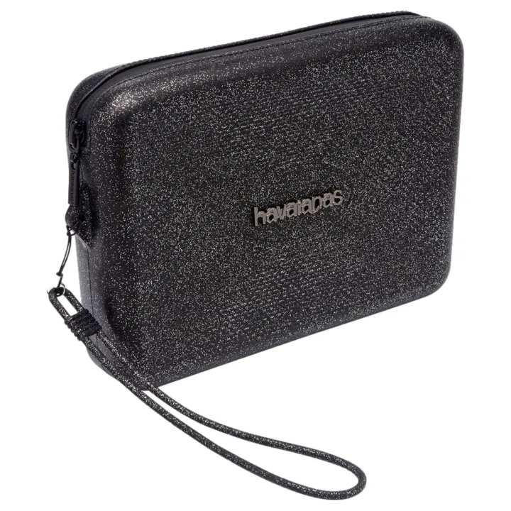 Monedero Havaianas Acc Necessaire Havaianas Glitter para Unisex en color Negro - 1