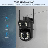 Cámara PTZ ANBIUX 4K 8MP WIFI Con Zoom Digital 4X Y Lente Dual Vigilancia CCTV IP Exterior Auto Tracking Onvif Compatible Con Android Y iOS - details 14