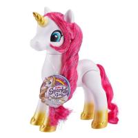 Unicornio Sparkle 25 cm - Accesorios para Peinar y Jugar - Crin Rosa Articulado - Zuru - details 0