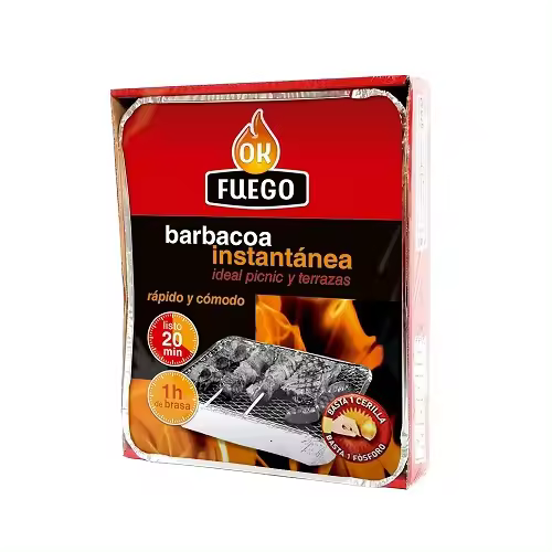 Barbacoa Instantánea 1 Uso Ok Fuego FLOWER - 1