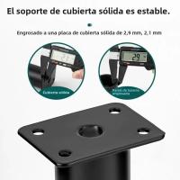 Pies De Muebles Ajustables De Acero Inoxidable Para Sofá Armario Estante Negro Y Blanco Hardware De Madera Metálica Para Armario De Baño - details 4
