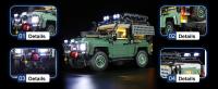 Kit De Luz LED Para Rover Defendered Racing SUV 10317 Bloques De Construcción No Incluye Modelo Para Adultos 18+ - details 3