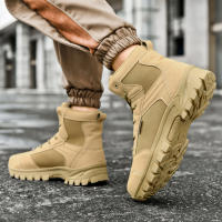 Botas De Montar Para Parejas Al Aire Libre Botines De Camuflaje Transpirables Para Hombres Y Mujeres Zapatos De Senderismo Casual Botas De Entrenamiento Alta Con Suela De TPR - details 22