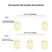 Luces LED USB De Fuego De Artificio Para Jardín Impermeables Decoración De Navidad Para Césped Patio Casa De Madera Arbolillo - details 11