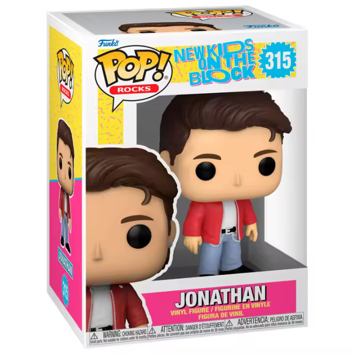 Figura Pop New Kids On The Block Jonathan-Figura de Vinilo Coleccionable - Idea de Regalo- Mercancia Oficial - Juguetes para Niños y Adultos - Movies Fans - Muñeco para Coleccionistas y Exposición - 1