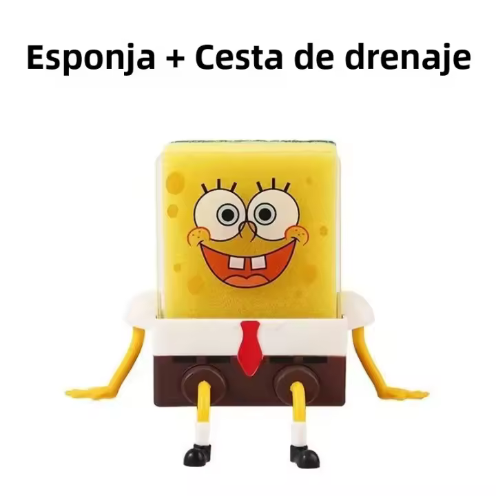 Toalla De Cocina Spongebob Con Estante De Drenaje Decoración De Mesa Derivados De Animación Artículos Domésticos De SpongeBob SquarePants - 1