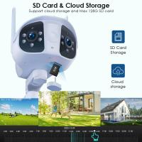 Cámara IP BESDER 8MP Exterior Con Visión Nocturna Y Ángulo Amplio De 180° 4K CCTV Wifi Monitorización Detección Humana IPC360 Hogar - details 13