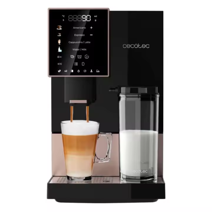Cecotec Cafetera Superautomática Cremmaet Compactccino Black Rose - 1