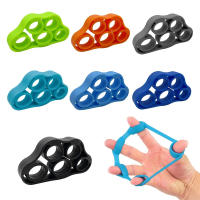 Banda De Silicona Elástica Para Fuerte De 5 Dedos Mini Portátil Para Ejercitación De Músculos Y Rehabilitación En Mano - details 2
