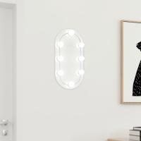 vidaXL Espejo con Luces LED Vidrio Ovalado Tocador Maquillaje Baño Dimensiones 40 x 20 cm,  15 x 40 cm,  20 x 50 cm y mas - details 0