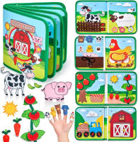 Libro Educativo De Tela Suave 3D Para Bebés Juguete Montessori De Primeros Años Desarrollo Cognitivo Colorido Y Educativo Para Niños - details 11
