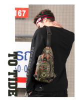 Bolsa Bandolera Para Hombre En Nylon Bolsa De Hombro Cruzada Pequeña Rucksack De Viaje Estilo Casual Con Bolsillos Internos Y Exterior - details 13