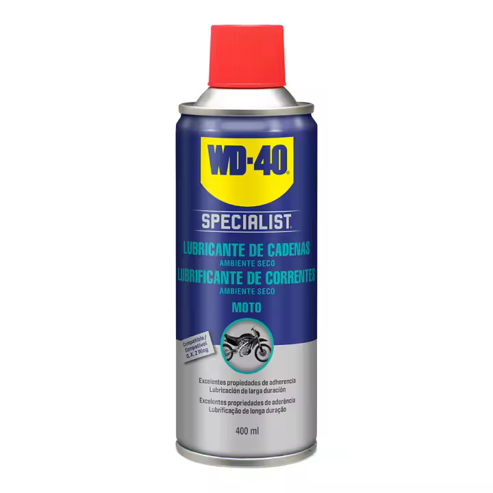 LUBRICANTE DE CADENAS 400ml 34074 WD40 LUBRICANTES Y ACEITES FAMILIA WD40 MULTIPLES APLICACIONES - 1