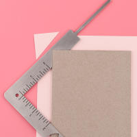 Herramienta De Cubierta De Libro 5-en-1 En Acero Inoxidable Para Marcado De Libros De Scrapbooking Regla Y Guía De Talla Para Cuaderno Y Álbum - details 16