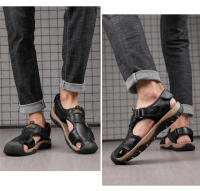 Sandalias De Verano Para Hombre Zapatos Planos Casuales Cómodos Y Antideslizantes Sandalias De Playa Ligeros Con Cordones Material Superior De Cuero Artificial Y Suela EVA - details 16