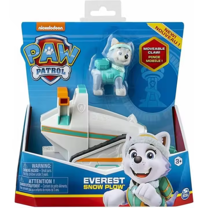 Spin Master Patrulla Canina Vehículo Quitanieves con Figura Everest - Juego Creativo - 1