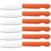 ARCOS Navaja Profesional - Navaja de Cocina (85 mm) - Acero Inoxidable Nitrum® - Mango de Polipropileno (Naranja) - PACK 6 - details 0