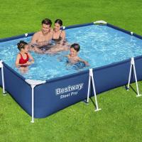 LILI HOME Piscina Tubular con Depuradora Recreativa Steel Pro 300 x 201 x 66 cm Y más modelos para elegir. Es perfecta para refrescarte y relajarte en los días calurosos. Fabricada con materiales de alta calidad para garantizar resistencia y durabilidad. - details 1