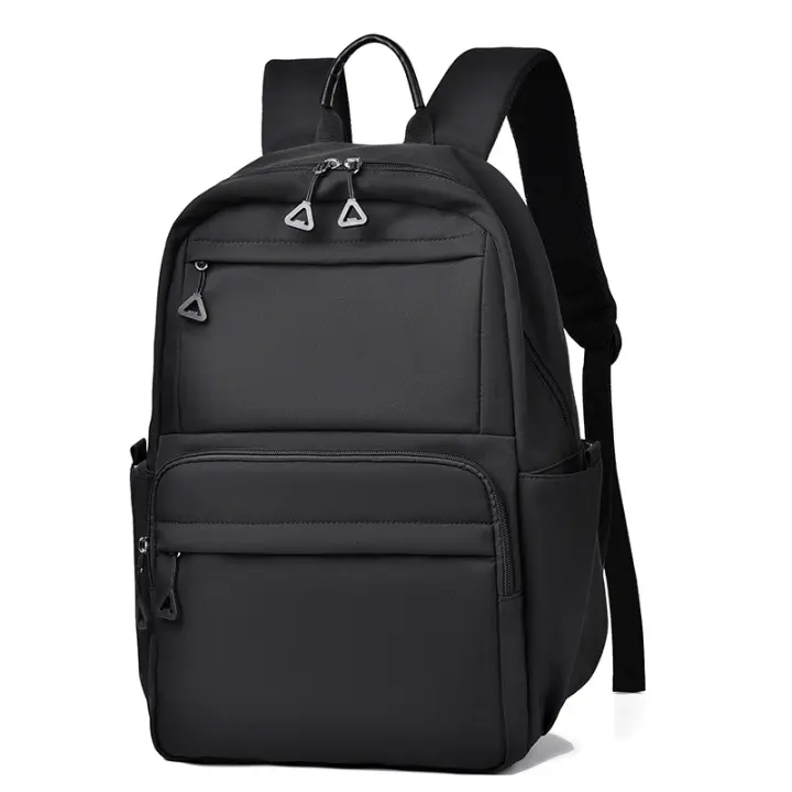 Bolsa de la escuela del campus mochila impermeable portátil mochila estudiante bolsa de la escuela (negro/blanco/azul) - 1